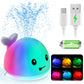 Gigilli Baby Bath Toys, Light up Bath Toys for Kids Ages 1-3, 1 Year Old Boy Girl Valentine’s Gift, 6-12-18 Months Baby Whale Bath Toy Sprinkler, Toddler Fountain Bathtub Pool Water Table Toys
