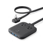 Anker Travel Power Strip, Anker Nano 67W Max 6-in-1 USB C Charger, 2 AC, 2 USB A and 2 USB C, 5ft Thin Undetachable Flat Plug Extension Cord with Multiple Outlets, Travel Essentials, Cruise Essentials