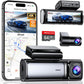 Affver 4K+2.5K Dash Cam Front and Rear, Built-in 5G WiFi 6 GPS Dual Dashcam | 64GB Card Included, 3.59" IPS Screen, APP Control, G-Sensor, Loop Recording, 24H Parking Mode, Night Vision, Car Dash Camera
