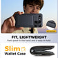 for iPhone 17e Case/iPhone 16e Case Wallet, Built-in Card Holder (4-5 Cards), RFID Blocking,Camera Control Button, Slide Camera Cover, Shockproof Rugged Phone Case for iPhone 17e/16e, Black