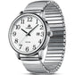 LN LENQIN Mens Watches Easy Read Analog Quartz Sport Waterproof Watch for Men with Date and 38mm Stainless Steel Expansion Band