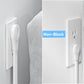 Power Strip Surge Protector, Olcorife Ultra Thin Flat Plug Extension Cord 5ft, 6 Outlets 3 USB Ports(1 USB C), 3 Sided Outlet Extender for Home Office Travel Dorm Room Essentials, White