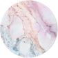 ITNRSIIET Marble Round Mouse Pad Pink Marble Customized Premium-Textured Washable Desktop Protection Mouse Mat with Non-Slip Rubber Base 7.87×7.87×0.12 inches, Pink Marble
