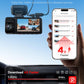 REDTIGER F17 4K 3 Channel Dash Cam, STARVIS 2 IMX675 HDR, 2160P+1080P+1080P Front Inside and Rear Triple Car Camera with 64GB Card, 5.8GHz WiFi GPS, IR Night Vision, G Sensor, WDR, Parking Mode