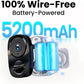2025 Upgraded 2K Security Cameras Wireless Outdoor, Free Cloud Storage, 1-6 Months Battery Life, Waterproof, 2-Way Talk, AI Motion Detection Spotlight Siren Alarm Cameras for Home Security