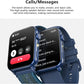 Blackview Smart Watch for Men Women,1.91" HD Touchscreen Fitness Watch with Flashlight, Bluetooth Notifications/Make Calls, Heart Rate/Sleep Monitor/2 Straps, Fitness Watch for Android/iPhone