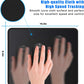JIKIOU Mouse Pad with Non-Slip Rubber Base, Premium-Textured & Washable Computer Mousepad with Stitched Edges, Mouse Pads for Computers, Laptop, Gaming, Office & Home, 10.2 x 8.3 in, Black