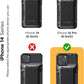 VRS DESIGN Damda Glide Pro Phone Case for iPhone 14 Pro Max, Sturdy Semi Auto Wallet [4 Cards] Case with Card Slot Holder, Compatible for iPhone 14 Pro Max Case (2022) Matte Black