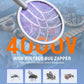 Electric Fly Swatter Racket, 4000V Bug Zapper with 1800mah Rechargeable Battery & Dual Modes, 2 in 1 Purple Mosquito Light Killer with 3-Layer Safety Mesh for Indoor Home Patio Camp(1 Pack)