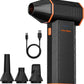 WOLFBOX MF50 Compressed Air Duster-110000RPM Super Power Electric Air Duster, 3-Gear Adjustable Mini Blower with Fast Charging, Dust Blower for Computer, Keyboard, House, Outdoor and Car