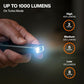 KLEIN TOOLS 56074 EDC Pocket Flashlight with Green Laser, Three Brightness Modes up to 1000 Lumens with Turbo Mode, Built-in Floodlight, <1mW, 510 to 530nm, Class 2, Rechargeable