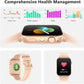 Blackview Smart Watch for Men Women,1.91" HD Touchscreen Fitness Watch with Flashlight, Bluetooth Notifications/Make Calls, Heart Rate/Sleep Monitor/2 Straps, Fitness Watch for Android/iPhone