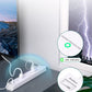 Extension Cord 10 ft - Long Power Strip Surge Protector, 6 AC Outlet 4 USB (2 USB C), Flat Plug, Wall Mount, Multi Plug Outlet Extender Desk Charging Station for Home Office Dorm Room Essentials
