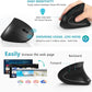 Ergonomic Mouse, LEKVEY Vertical Wireless Mouse - Rechargeable 2.4G Optical Vertical Mice : 3 Adjustable DPI 800/1200/1600 Levels 6 Buttons, for Laptop, Mac, PC, Computer, Desktop, Notebook etc, Black
