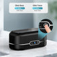 Ultrasonic Jewelry Cleaner, 48KHz Jewelry Ultrasonic Cleaner Machine for All Jewelry, Glasses, Rings, Retainers, Watch Strap, Dentures, 304 Stainless Steel 12oz Cleaning Pod - Black