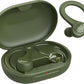 JLab Go Sport+ Wireless Workout Earbuds Featuring C3 Clear Calling, Secure Earhook Sport Design, 35+ Hour Bluetooth Playtime, and 3 EQ Sound Settings (Green)