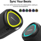 Portable Bluetooth Speaker Beach Vacation Essentials: Powerful Crystal Clear Sound/Dynamic Light/IPX5 Waterproof/All Day Playtime/BT 5.3/TWS Paring, Small Wireless Speaker for Outdoor|Travel|Camping
