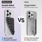 Klearlook Silicone Suction Cup Phone Case Mount Double Sided, Sticky Phone Grip with Higher Suction Power for Cell Phone, Hands-Free Phone Accessories Holder for Selfies and Videos, Transparent