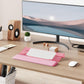 Computer Keyboard Wrist Rest Stand for Desktop, Keyboard Holder for Easy Typing with Wrist Pad for Office Desk, Home, School (Pink)