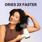 Wavytalk Hair Dryer, Blown Away Ionic Hair Dryer for Curly Hair with Diffuser, 1875W Fast Drying Blow Dryer with Ceramic Technology, 3 Attachments for All Hair Types, Light and Quiet, White