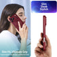 Magnetic for iPhone 17 Pro Max Case, with Camera Lens Protector, Compatible with Magnetic, Slim Shockproof Bumper Soft Silicone Metallic Luster Phone Case for iPhone 17 Pro Max, Wine Red