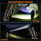 3Pack Rechargeable Flashlights High Lumens 9900FL, LED Flashlight Rechargeable with LCD Digital Display, 5Modes Adjustable Flash Light, Super Bright Flashlight Powerful, Tactical Flashlights for Home