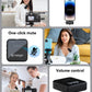 PQRQP 3 in 1 Microphone for iPhone/Android/Camera, Wireless Microphones, 328ft Transmission, 18H Battery Life, Mini Microphone for Record Interview, Vlogs, Tiktok, Bags & Cases