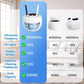 Upgraded Ultrasonic Retainer Cleaner Machine, 45kHz Ultrasonic Dentures Cleaner for Night Guards, Braces, Aligner, Toothbrush, Jewelry and More, 200ML Capacity, White