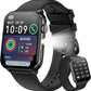 Blackview Smart Watch for Men Women,1.91" HD Touchscreen Fitness Watch with Flashlight, Bluetooth Notifications/Make Calls, Heart Rate/Sleep Monitor/2 Straps, Fitness Watch for Android/iPhone