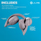 JLab Go Lux ANC Wireless Headphones, Mauve, Hybrid Active Noise Cancelling, Premium On-Ear Bluetooth Headset, Customizable Sound, Be Aware Mode, Cloud Foam Comfort, Multipoint Connection