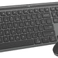 Logitech MK955 Signature Slim Wireless Keyboard and Mouse Combo, for Larger Hands, Quiet Typing and Clicking, Switch Across Three Devices, Bluetooth, Multi-OS, for Windows and Mac