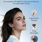 Wireless Earbuds, Bluetooth 5.4 Headphones with 50H Playback, Deep Bass Stereo Ear Buds Clear Calls with LED Power Display, IPX7 Waterproof, in-Ear Earphones with Mic for Phone/Android/iPad, Black