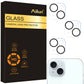 Ailun 3 Pack Camera Lens Protector for iPhone 15 / iPhone 14 ＆ iPhone 15 Plus/iPhone 14 Plus,Tempered Glass,9H Hardness,Ultra HD,Anti-Scratch,Case Friendly,Does not Affect Night Shots