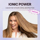 Wavytalk Hair Dryer, Blown Away Ionic Hair Dryer for Curly Hair with Diffuser, 1875W Fast Drying Blow Dryer with Ceramic Technology, 3 Attachments for All Hair Types, Light and Quiet, White