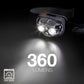 Energizer PRO LED Headlamp, IPX4 Water Resistant Headlamps, High-Performance Head Light for Outdoors, Camping, Running, Storm, Survival LED Light for Emergencies (Batteries Included)