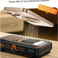 SOARAISE Solar Charger Power Bank - 48000mAh Wireless Portable Charger Built-in 4 Cables and 4 Solar Panels, PD QC 3.0 Fast Charging USB C Battery Pack with Flashlight for Camping Travel