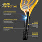 Electric Fly Swatter [Set of 2] Handheld Bug Zapper Racket for Indoor/Outdoor - 4000 Volt Swatter - Instant Bug & Mosquito Killer with Attractant LED Light - USB Rechargeable Portable Fly Zapper.