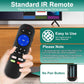 Pack of 2 IR Remote Only for Roku Built-in TV Remote,for Hisense/TCL/Onn/Element/Sharp/Haier/Hitachi/LG/Sanyo/JVC/Magnavox/RCA/Philips/Westinghouse Roku Series Smart TV, Not for Others Roku or TV