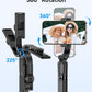 Portable Selfie Stick, 4 in 1 Extendable Phone Tripod Stand with Detachable Wireless Remote & Phone Holder 360° Rotating Mini Travel Tripod Compatible with iPhone 16/15/14/13 Pro/Android/Gopro