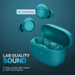 JLab Go Pop ANC True Wireless Earbuds & Charging Case, Teal, Active Noise Cancelling, 10mm Drivers, Dual Connect, Customize Your Sound with App, Be Aware Mode, Compact Fit, MEMS Microphone