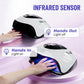 268W UV LED Nail Lamp, 2026 Upgrade UV Light for Gel Nails with 57 Beads, Nail Dryer with 4 Timer Setting & LCD Touch Display, Professional Nail Lamp – Best Gifts