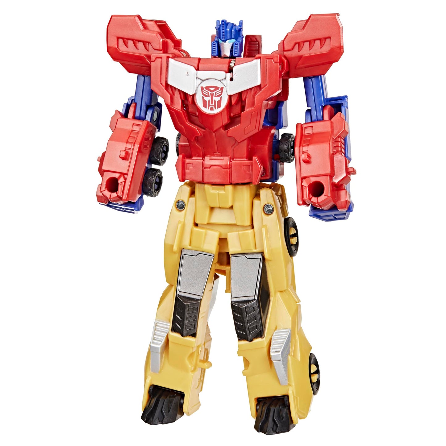 Transformers Crash & Combine Heroes, 3.75-Inch Converting Bumblebee and Optimus  Action Figures, Robot Toys for Kids 6 and Up ( Exclusive)