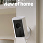 Ring Indoor Cam Plus (newest model), Home or business security, Retinal 2K for crisp, true-to-life video quality, 4x Enhanced Zoom, Low-Light Sight, White