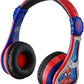 eKids Spiderman Wireless Bluetooth Portable Headphones with Microphone, Volume Reduced to Protect Hearing Rechargeable Battery, Adjustable Kids Headband for School Home or Travel