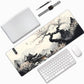 Japanese Mouse Pad, Large Japanese Desk Mat, XL Anime Gaming Keyboard Mat, Non-Slip Rubber Base, Big Extended Desk Protector for Home Office, 31.5”x11.8”