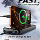 Portable Charger,50000mAh Power Bank Built-in Cable, 22.5W PD USB C In & Out Fast Charging, External Battery Pack with 6 Output & 2 Input, Travel Camping Essential for iPhone 17/16/15/14/13/12,Android