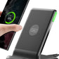 INIU Wireless Charger, 15W Fast Wireless Charging Station with Sleep-Friendly Adaptive Light Compatible with iPhone 17 16 15 14 13 12 Pro Max Samsung Galaxy S25 S24 S23 Note 20 Google etc