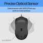 HP Wired Mouse 100 - Precise Optical Sensor with 1600 DPI - Easy USB Connection - Ambidextrous Design - 3 Button Control & Built-in Scrolling - Multi-OS Compatible (6VY96AA#ABL)