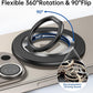 SYNCWIRE Magnetic Phone Ring Holder for MagSafe, 360° Rotation Cell Phone Grip Stand Finger Ring Kickstand Two-Sided Magnet Compatible with iPhone 17 Pro Max 16 15 14 13 12 MagSafe Accessories