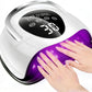 268W UV LED Nail Lamp, 2026 Upgrade UV Light for Gel Nails with 57 Beads, Nail Dryer with 4 Timer Setting & LCD Touch Display, Professional Nail Lamp – Best Gifts